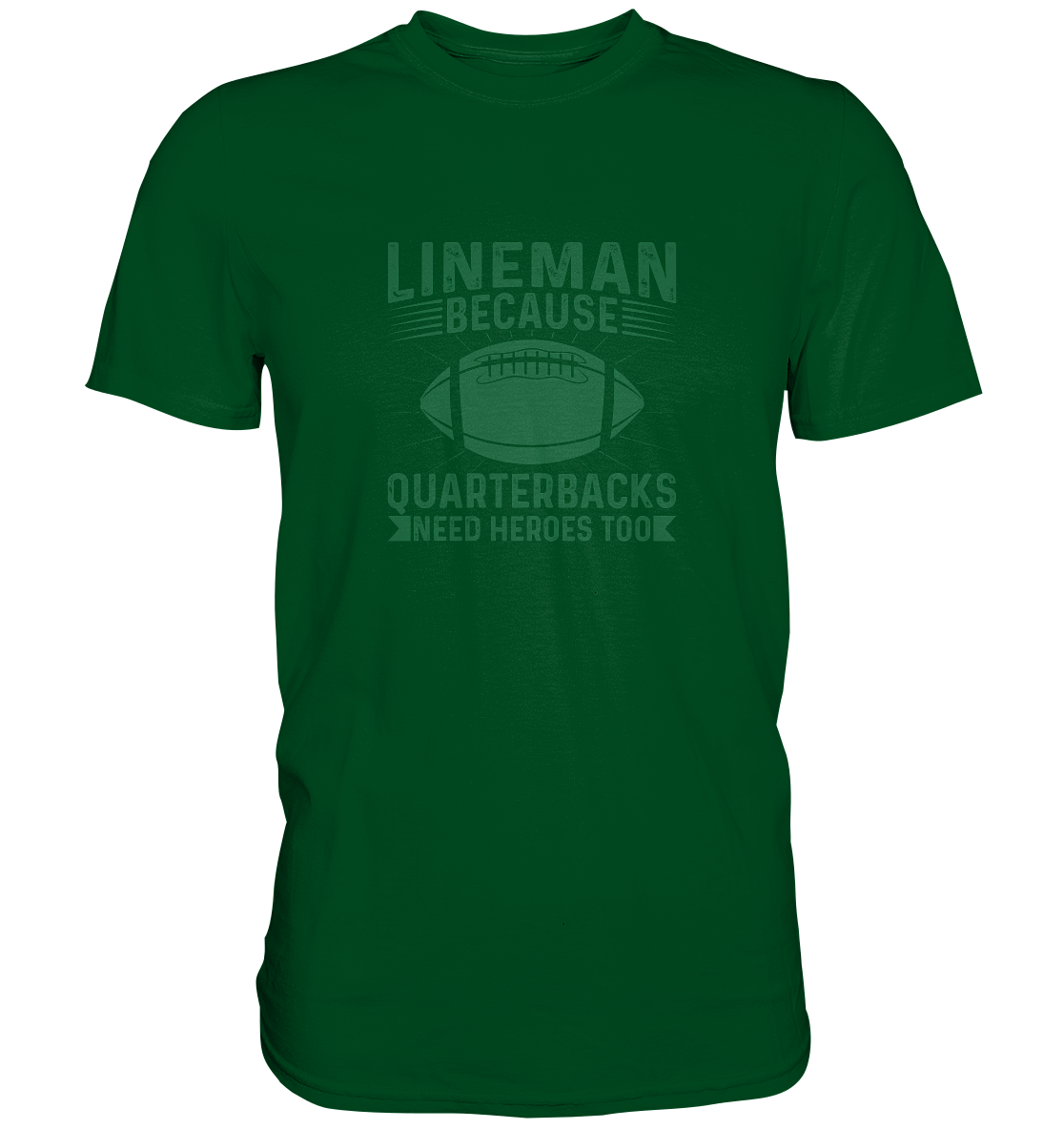 Lineman Heroes Green - Premium Shirt