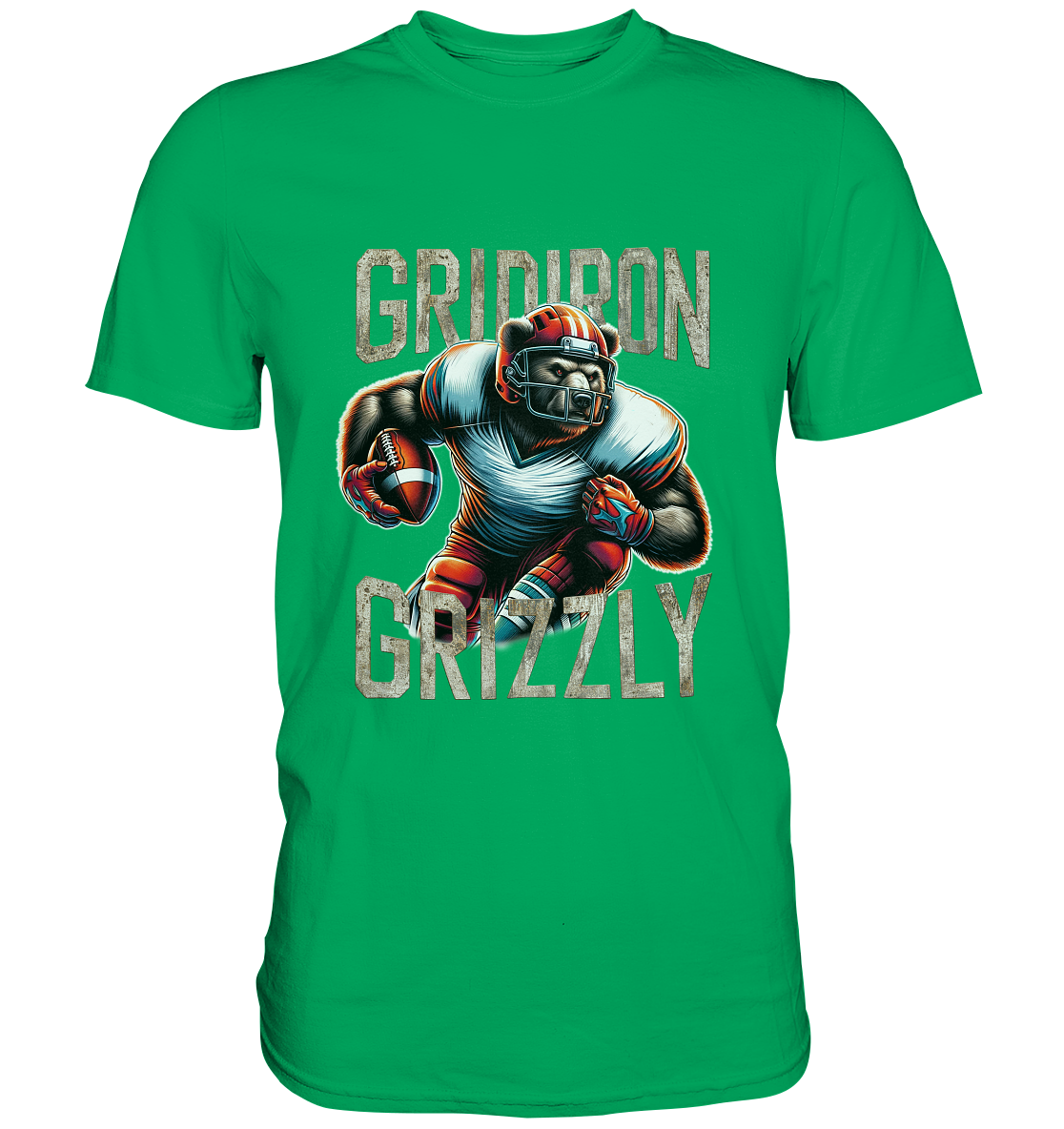 Gridiron Grizzly - Premium Shirt