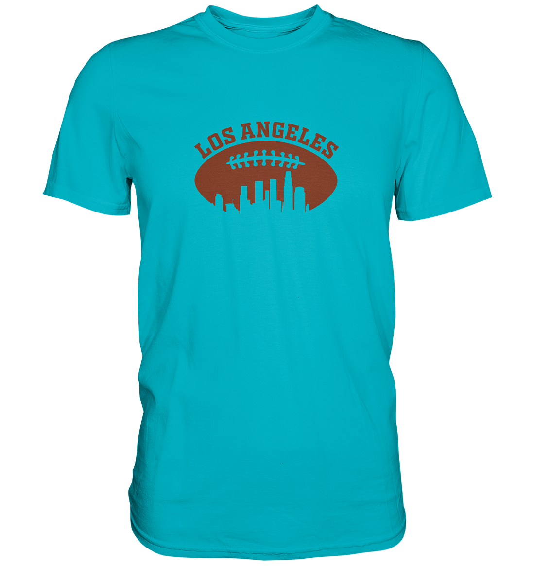 Los Angeles Football Silhouette - Premium Shirt