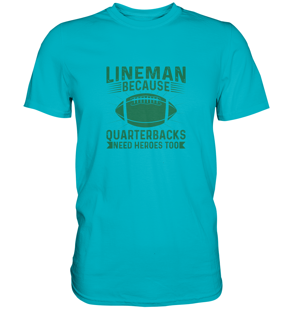 Lineman Heroes Green - Premium Shirt