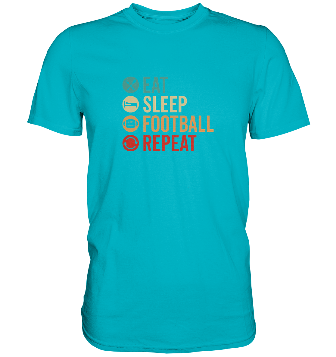 Eat Sleep Football Repeat - Premium Shirt