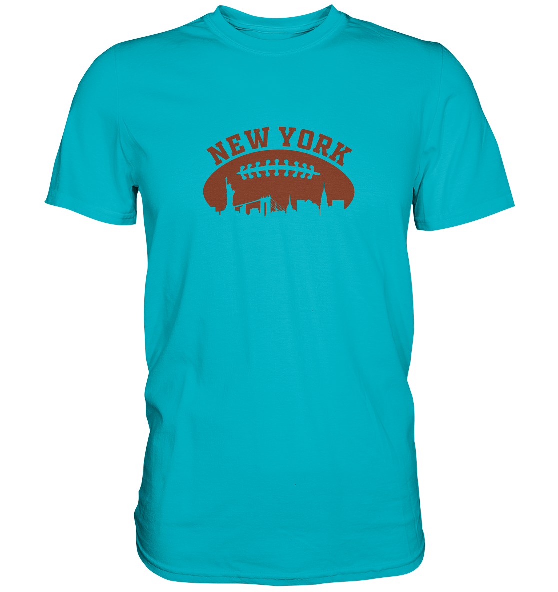 New York Football Silhoutte  - Premium Shirt