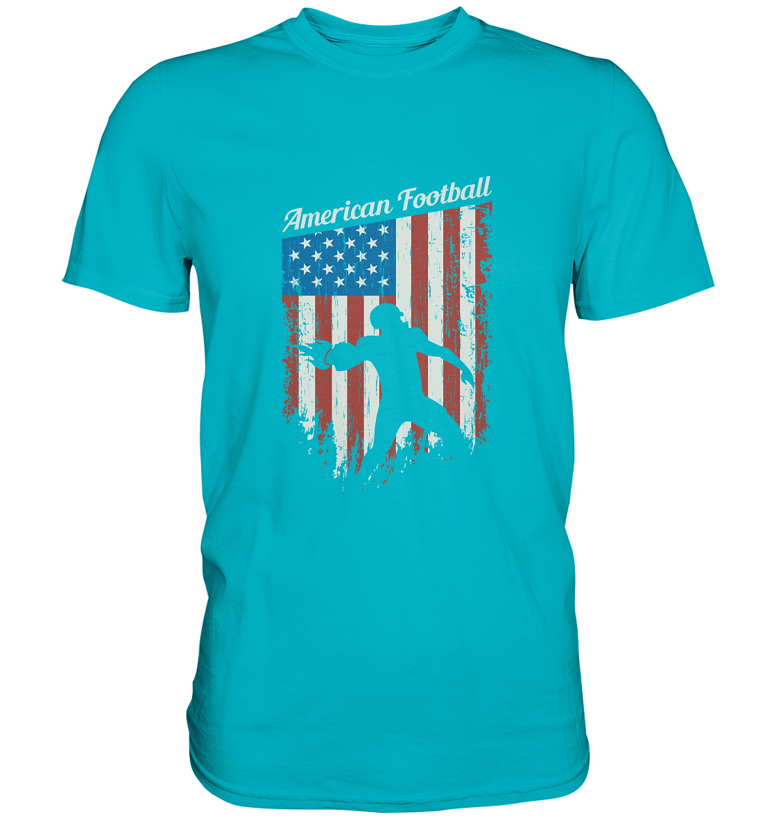 American Football Banner - Premium Shirt