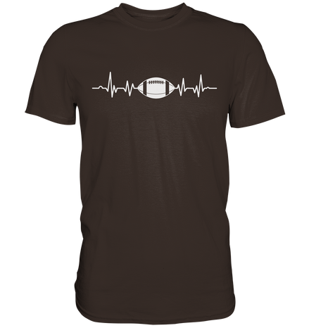 Football Heartbeat - Premium Shirt