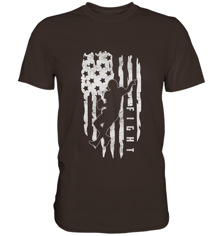 USA Flag Fight - Premium Shirt