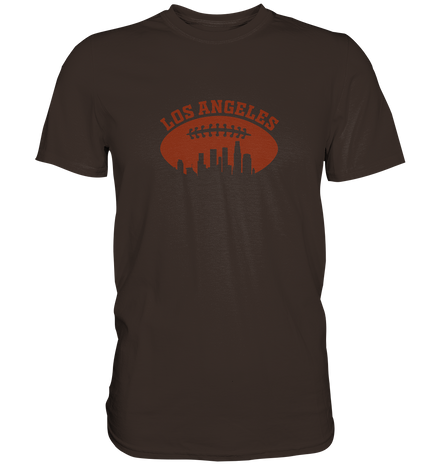 Los Angeles Football Silhouette - Premium Shirt
