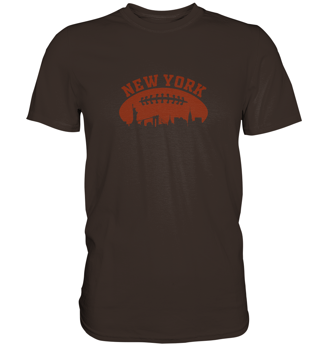 New York Football Silhoutte  - Premium Shirt