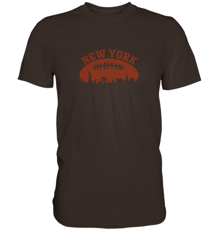 New York Football Silhoutte  - Premium Shirt