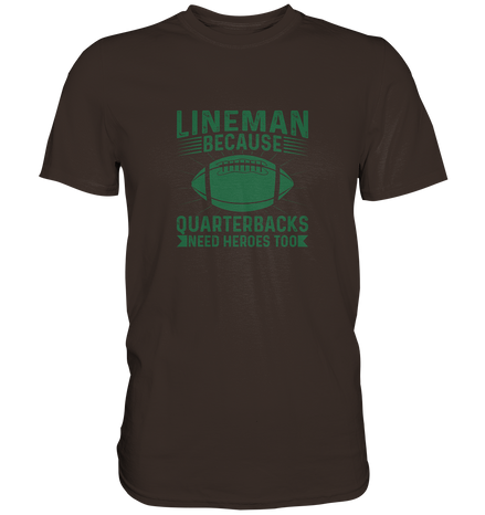 Lineman Heroes Green - Premium Shirt