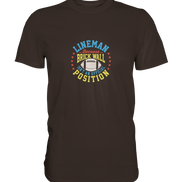 Lineman Brick Wall - Premium Shirt