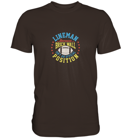 Lineman Brick Wall - Premium Shirt