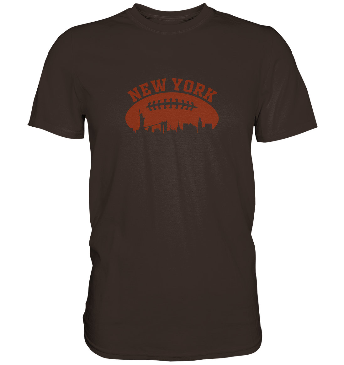 New York Football Silhoutte  - Premium Shirt