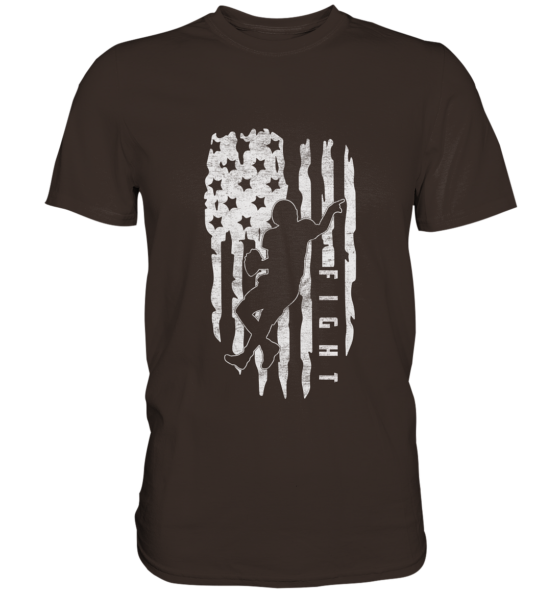 USA Flag Fight - Premium Shirt