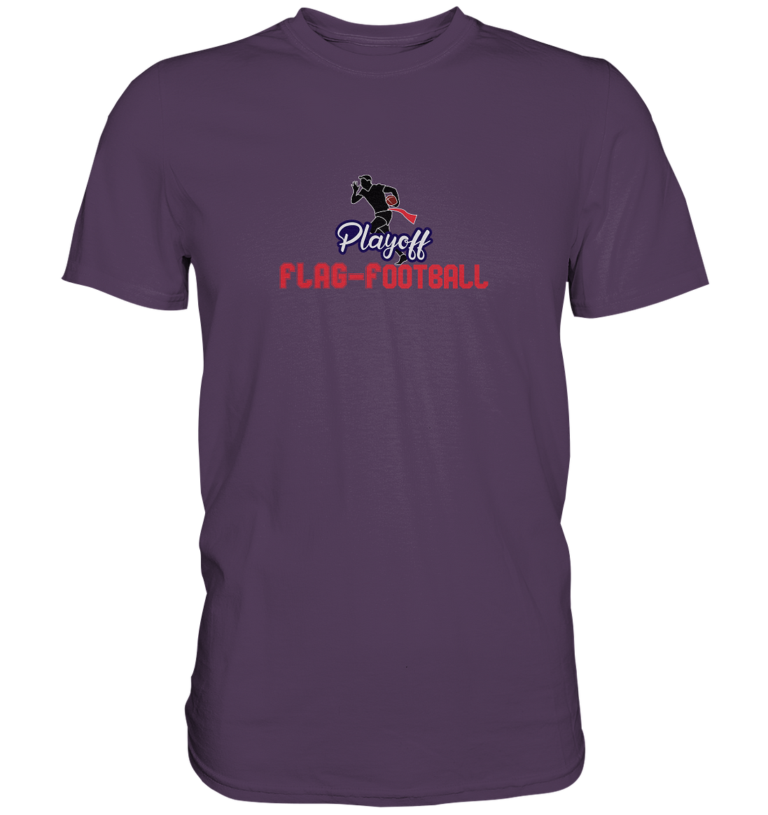 Playoff Flag Football Men red - Premium Shirt
