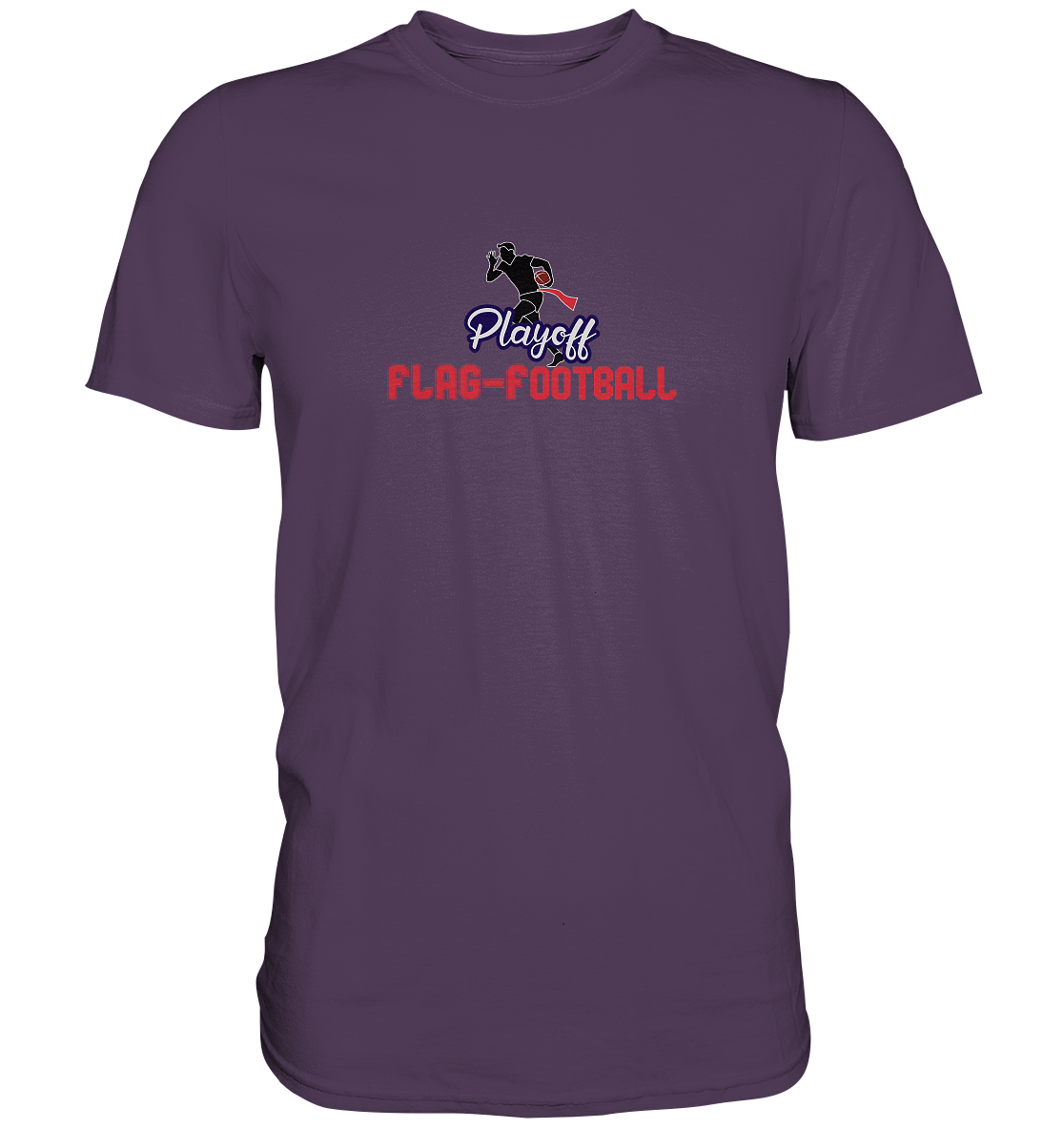Playoff Flag Football Men red - Premium Shirt