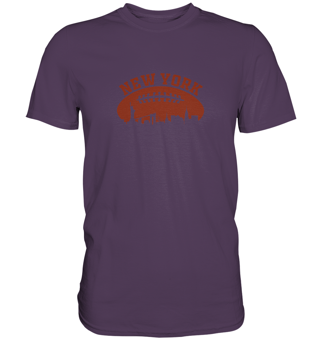 New York Football Silhoutte  - Premium Shirt