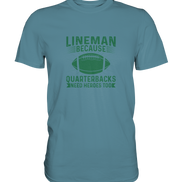 Lineman Heroes Green - Premium Shirt