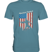 American Football Banner - Premium Shirt