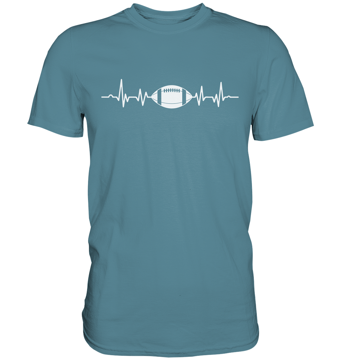 Football Heartbeat - Premium Shirt