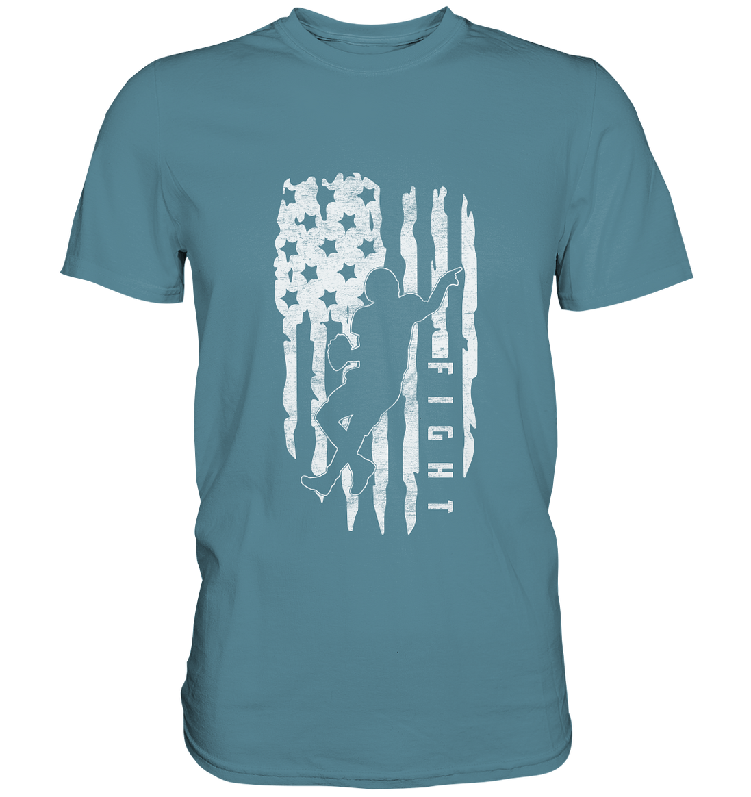 USA Flag Fight - Premium Shirt