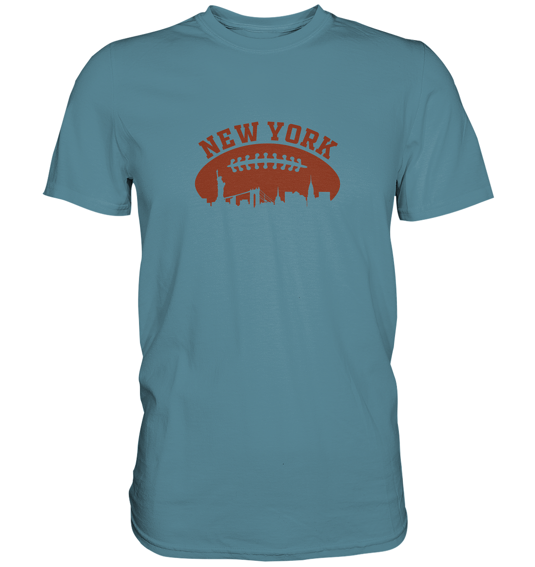 New York Football Silhoutte  - Premium Shirt