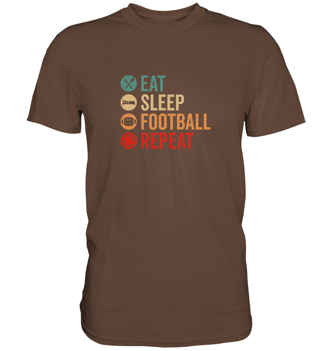 Eat Sleep Football Repeat - Premium Shirt