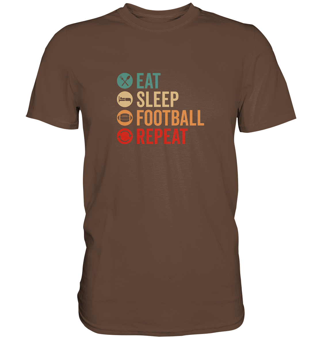 Eat Sleep Football Repeat - Premium Shirt