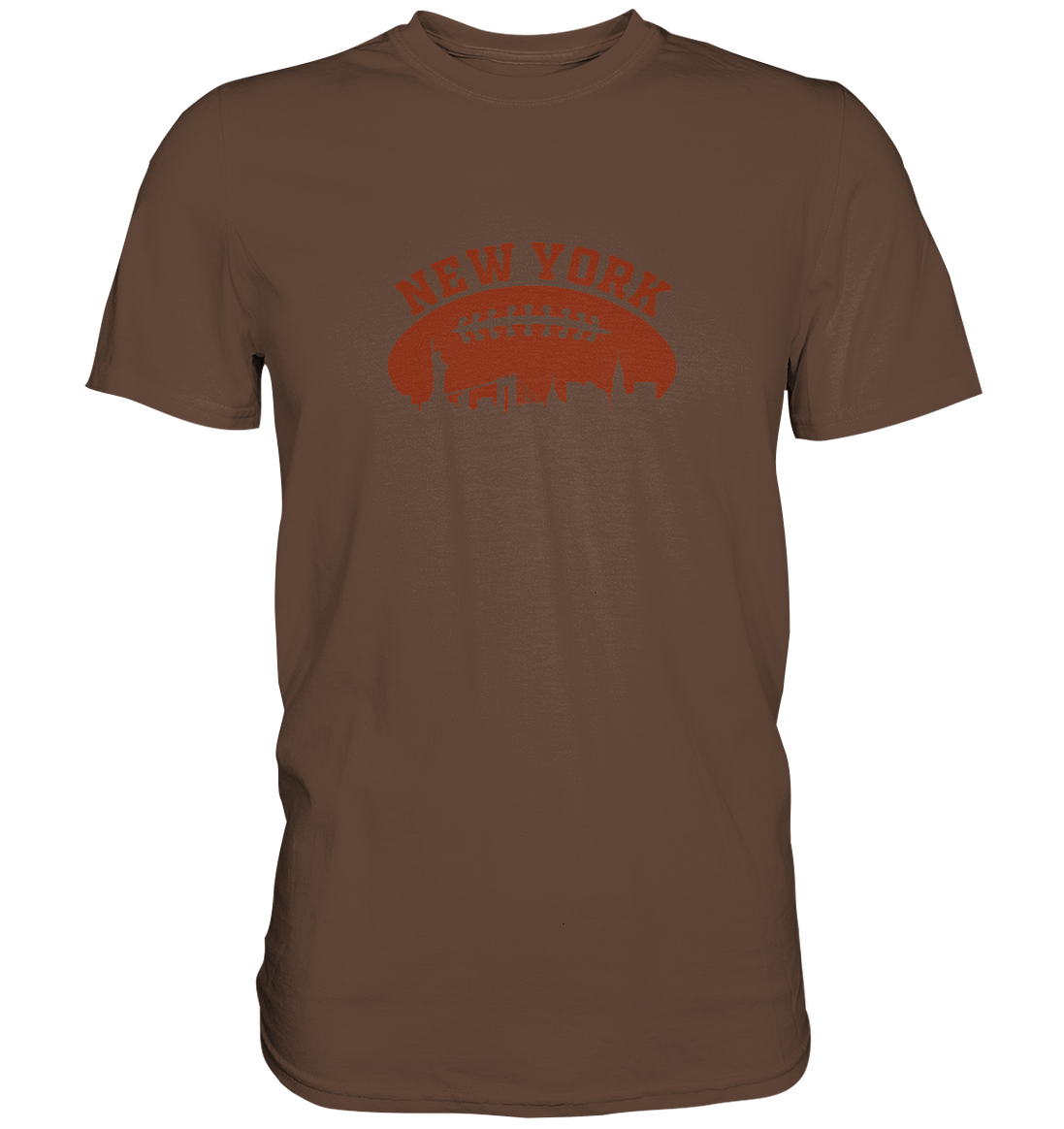New York Football Silhoutte  - Premium Shirt