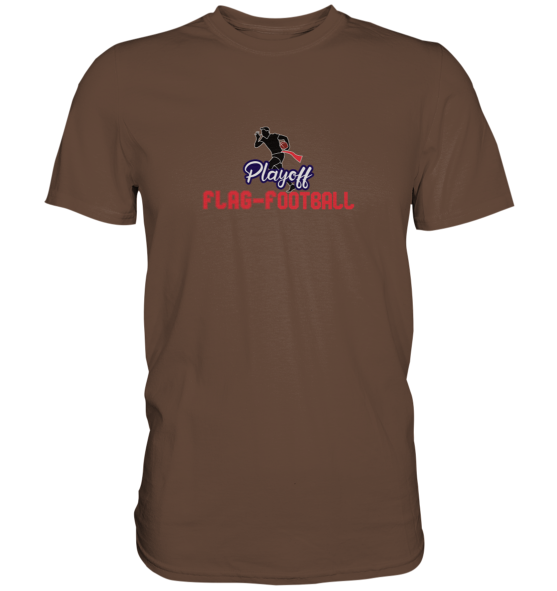Playoff Flag Football Men red - Premium Shirt