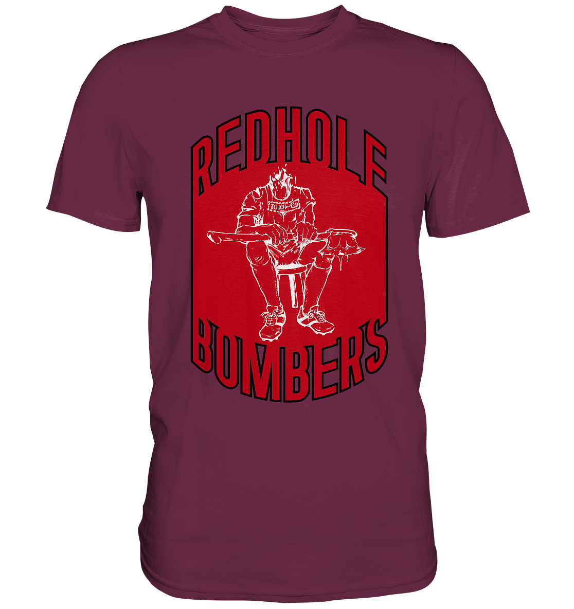 Red Hole Bombers Premium Shirt