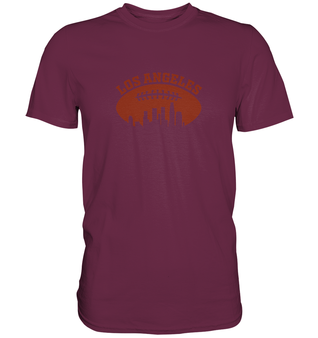 Los Angeles Football Silhouette - Premium Shirt