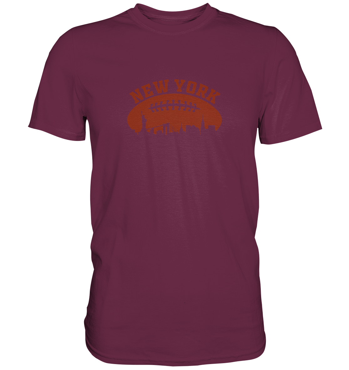 New York Football Silhoutte  - Premium Shirt