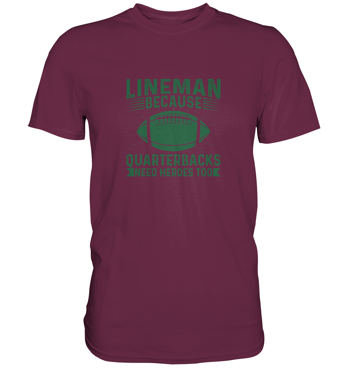 Lineman Heroes Green - Premium Shirt