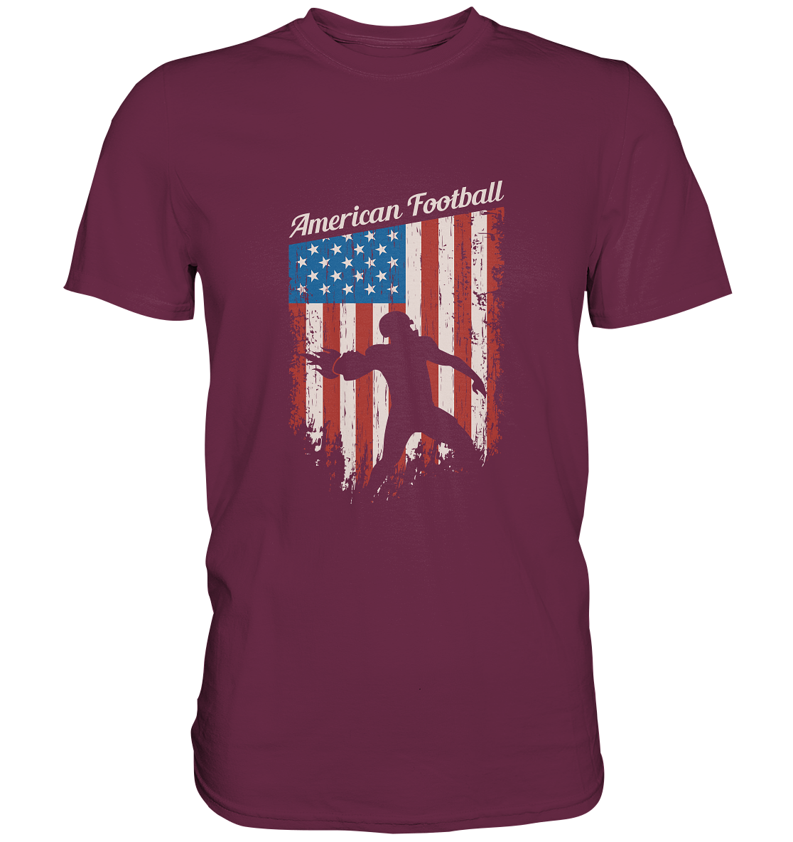 American Football Banner - Premium Shirt