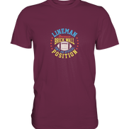 Lineman Brick Wall - Premium Shirt