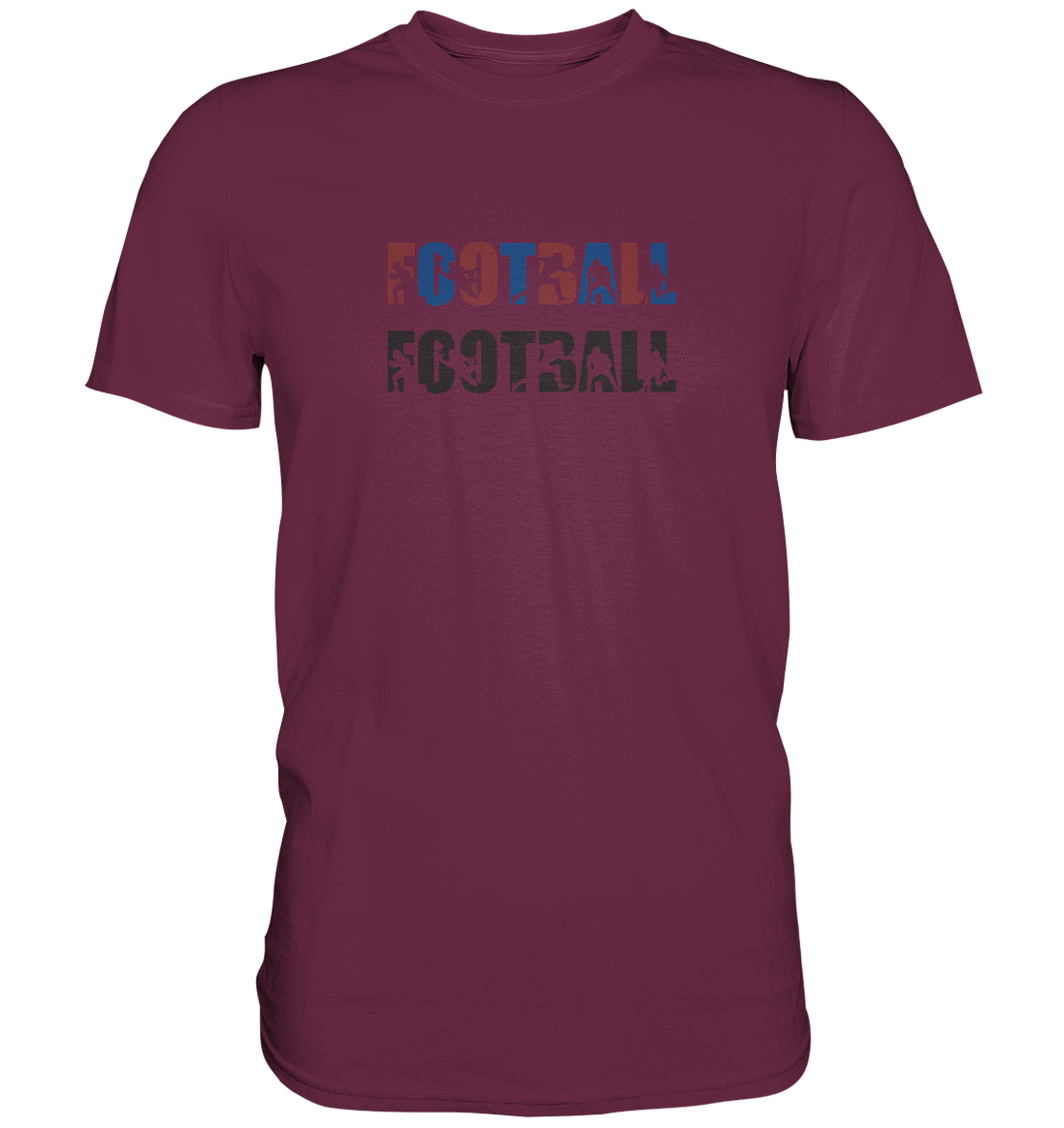 Football Silhouette - Premium Shirt