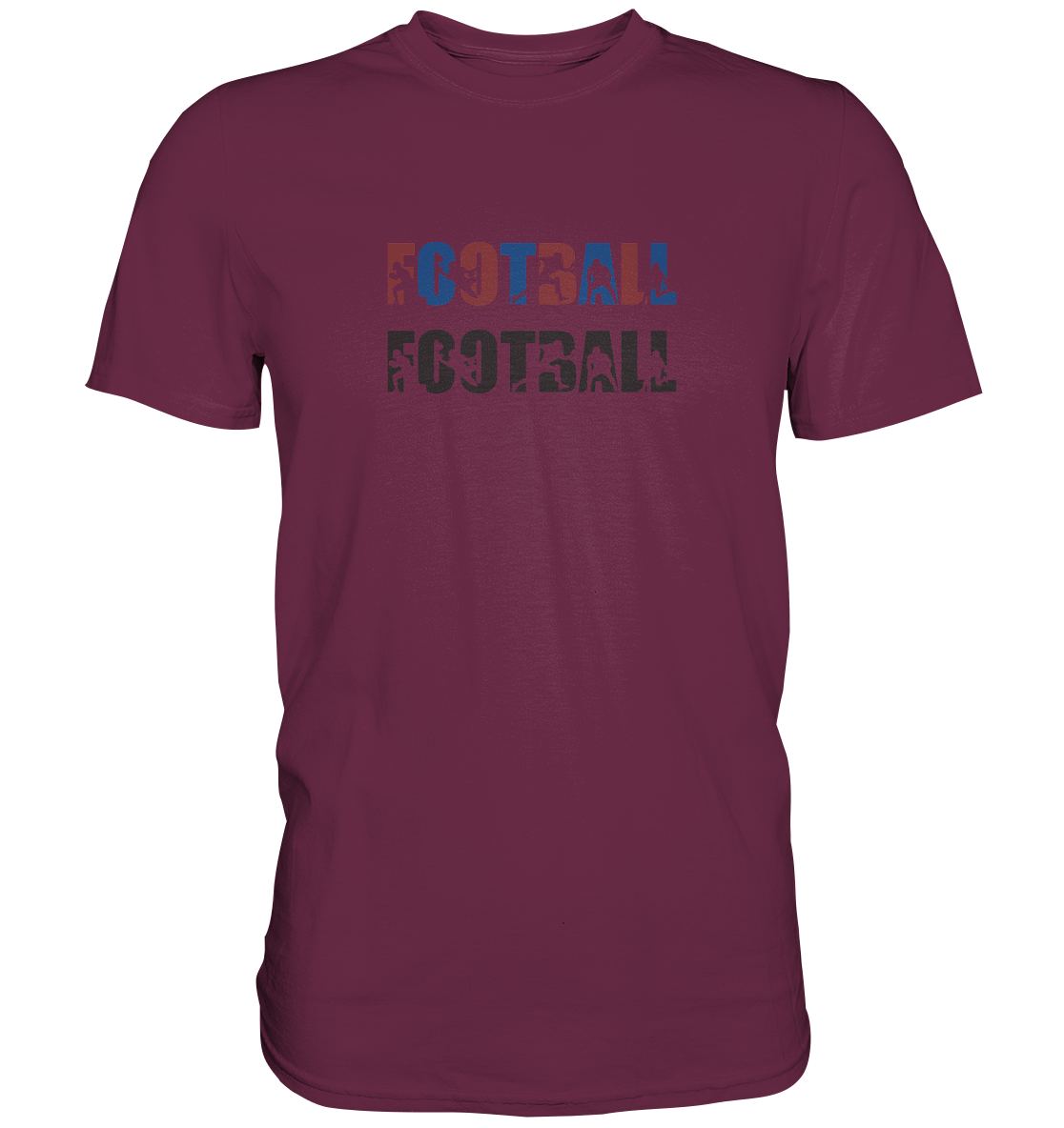 Football Silhouette - Premium Shirt