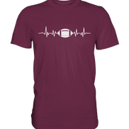 Football Heartbeat - Premium Shirt