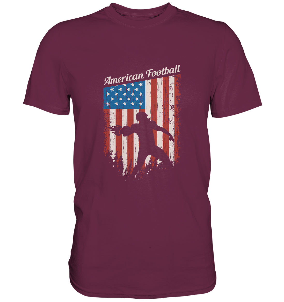 American Football Banner - Premium Shirt