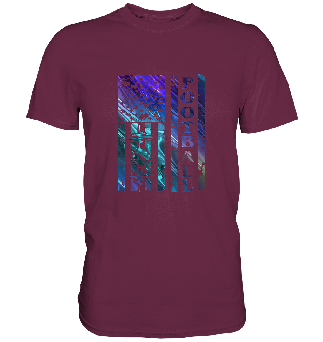 USA Football Flag  - Premium Shirt