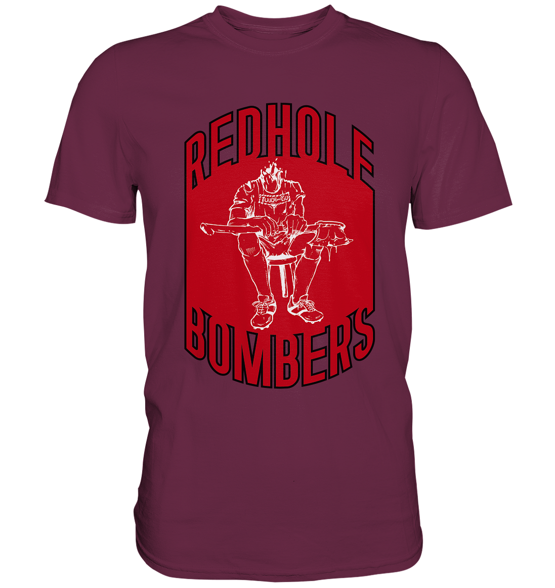 Red Hole Bombers Premium Shirt