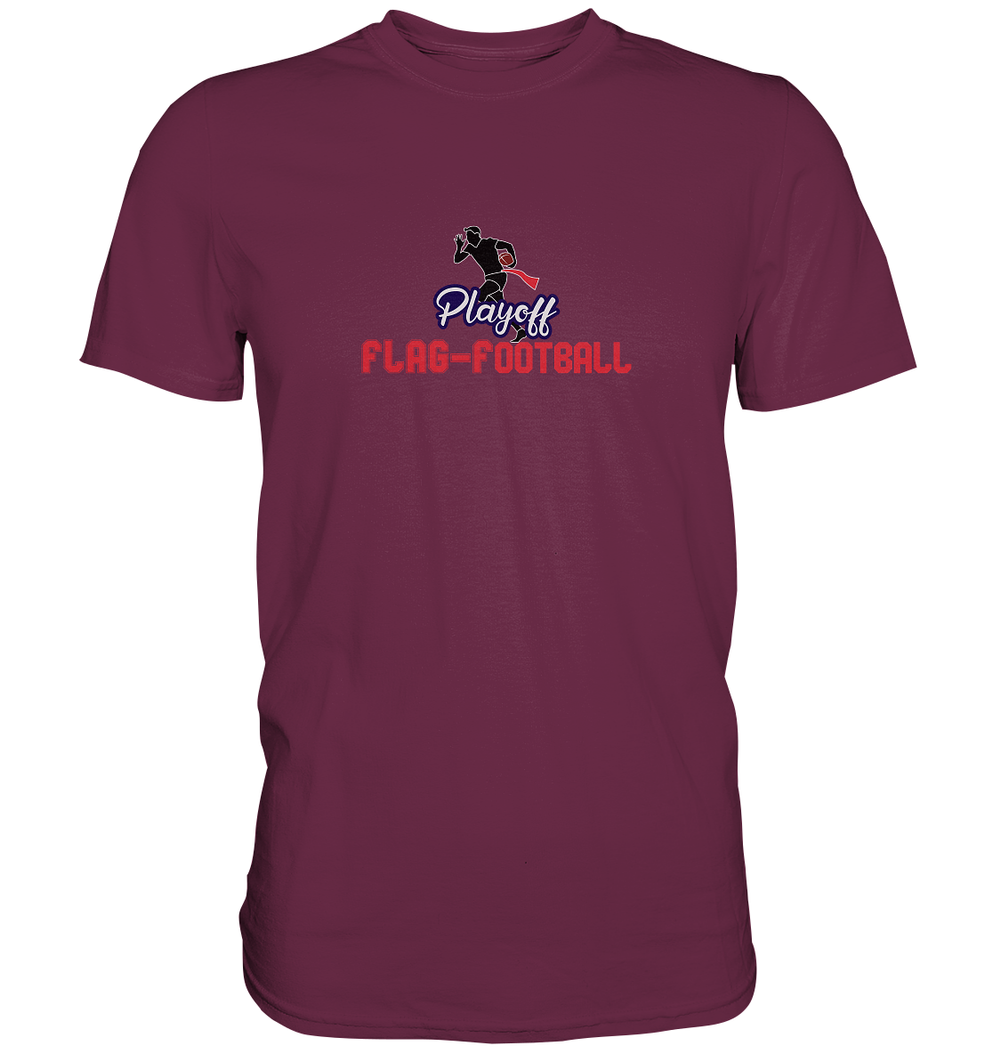 Playoff Flag Football Men red - Premium Shirt