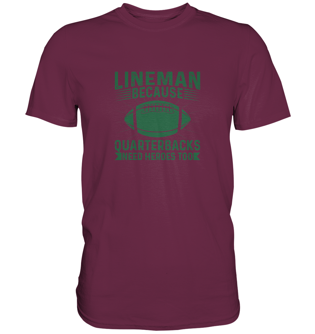 Lineman Heroes Green - Premium Shirt