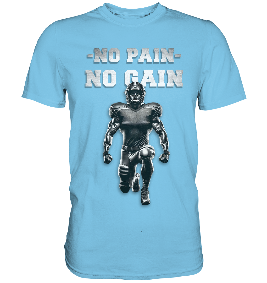 No Pain No Gain Metal  - Premium Shirt
