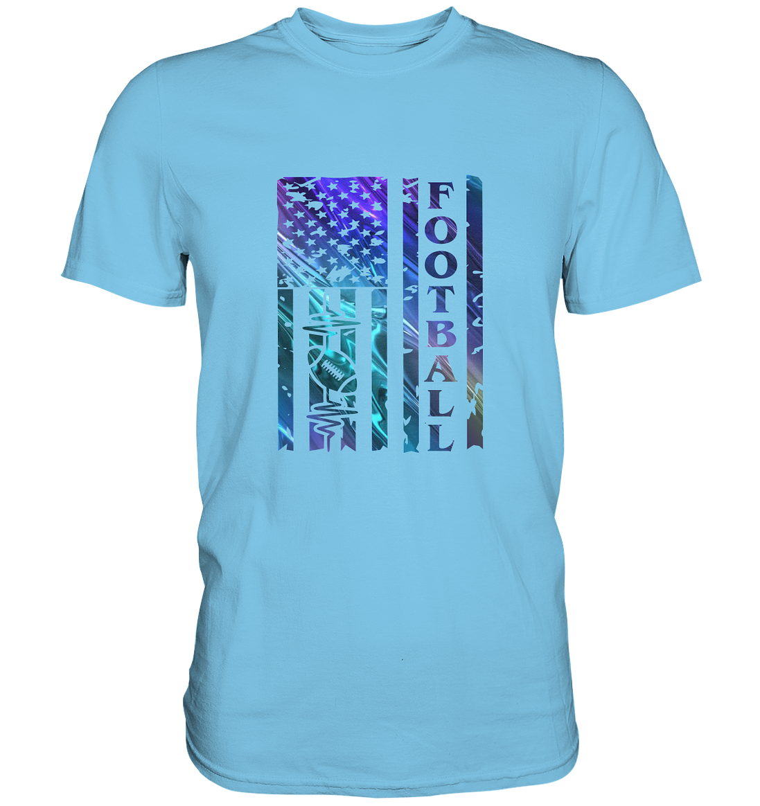 USA Football Flag  - Premium Shirt