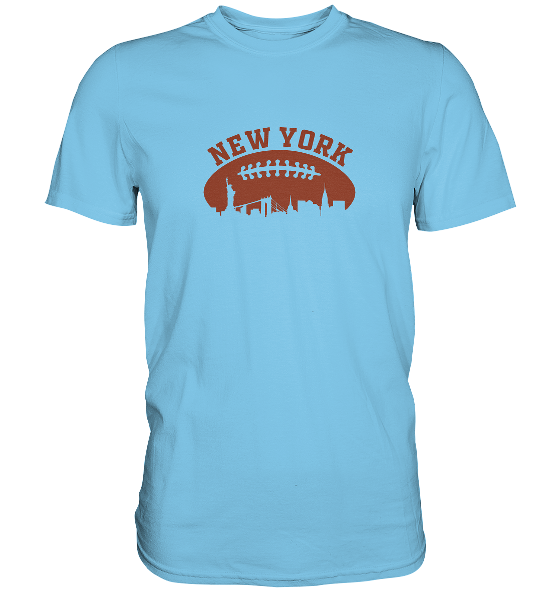 New York Football Silhoutte  - Premium Shirt