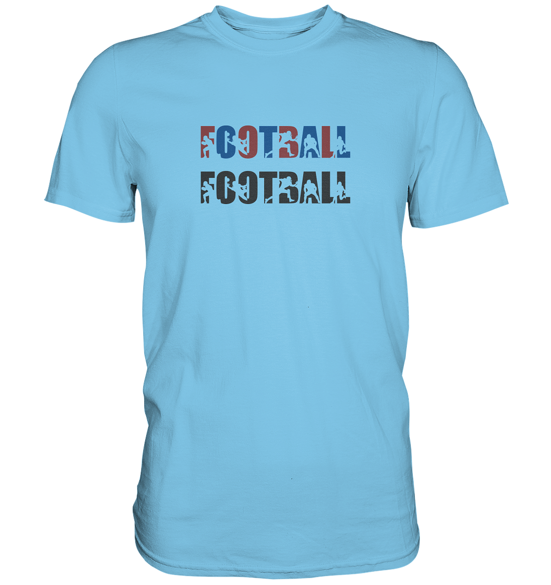 Football Silhouette - Premium Shirt