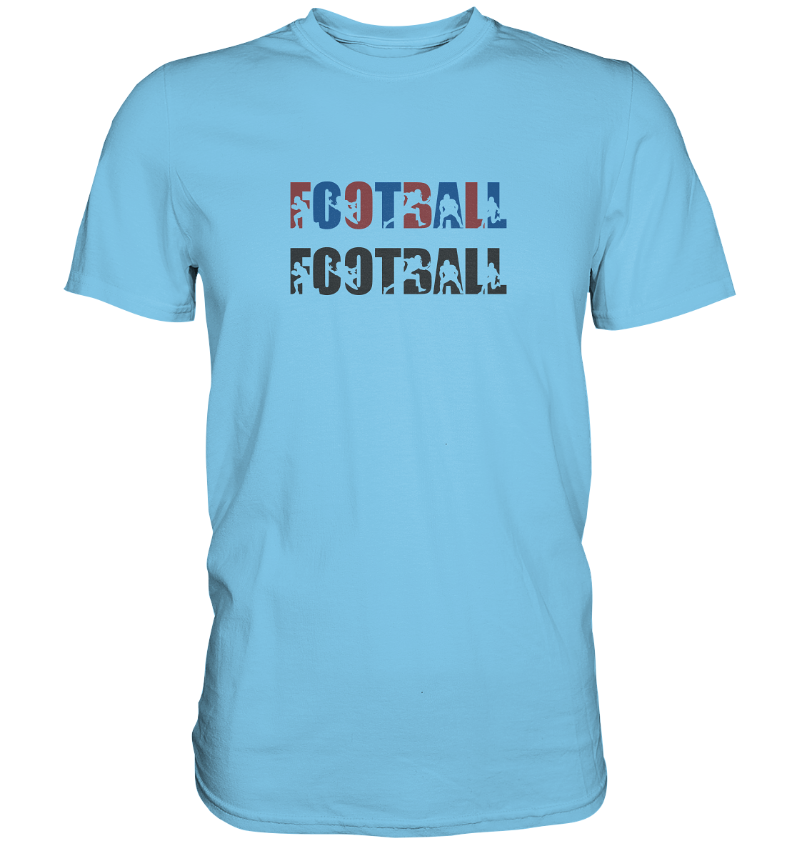 Football Silhouette - Premium Shirt