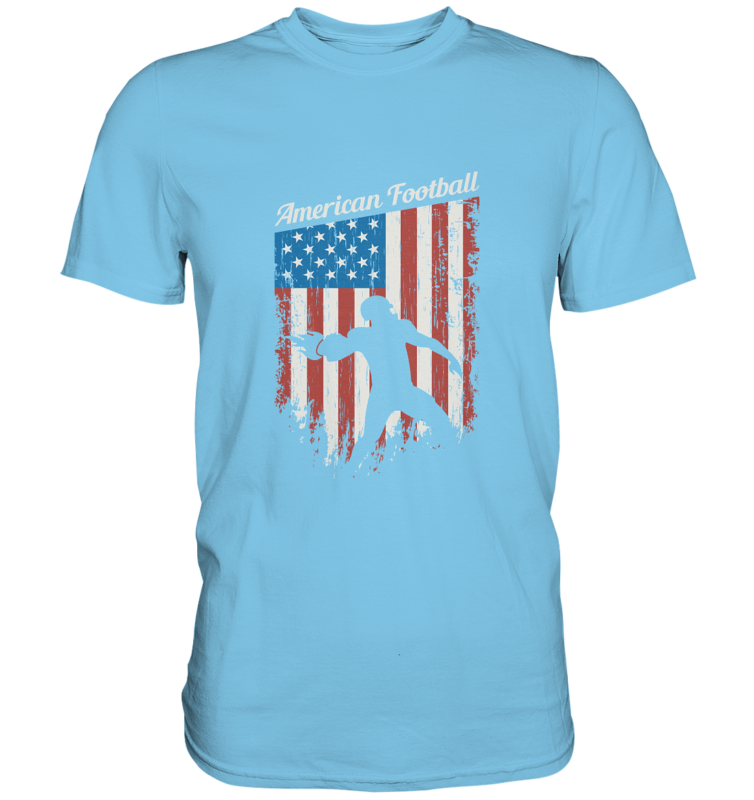 American Football Banner - Premium Shirt
