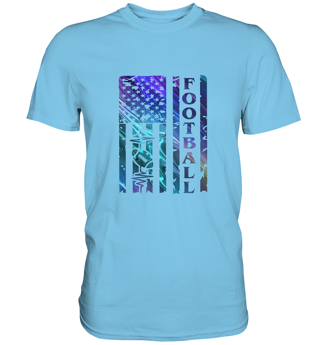 USA Football Flag  - Premium Shirt